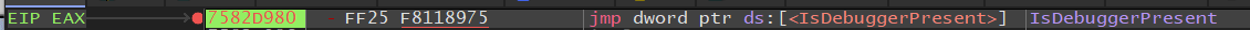 isdebuggerpresent